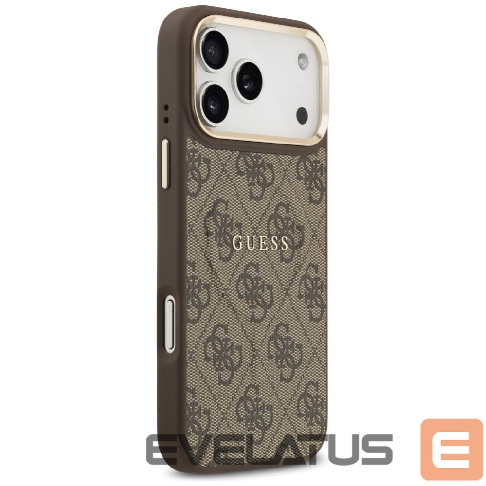 Muud kaubad Guess Guess 4G PU Classic Logo MagSafe Case for iPhone 17 Pro Max - Brown