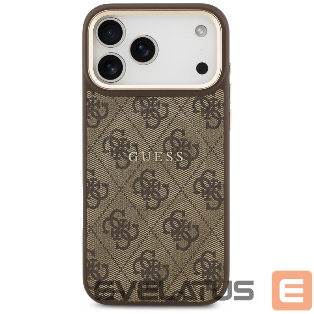 Muud kaubad Guess Guess 4G PU Classic Logo MagSafe Case for iPhone 17 Pro Max - Brown