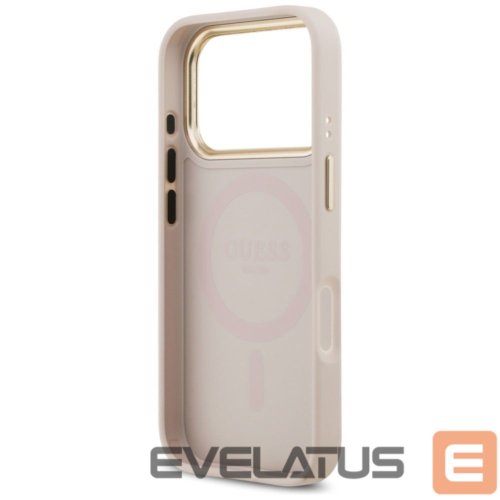 Muud kaubad Guess Guess Peony Hot Stamp MagSafe Case for iPhone 17 Pro - Pink
