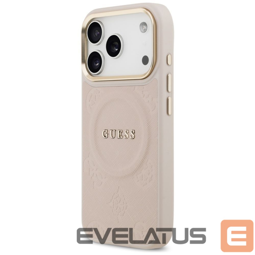 Muud kaubad Guess Guess Peony Hot Stamp MagSafe Case for iPhone 17 Pro - Pink