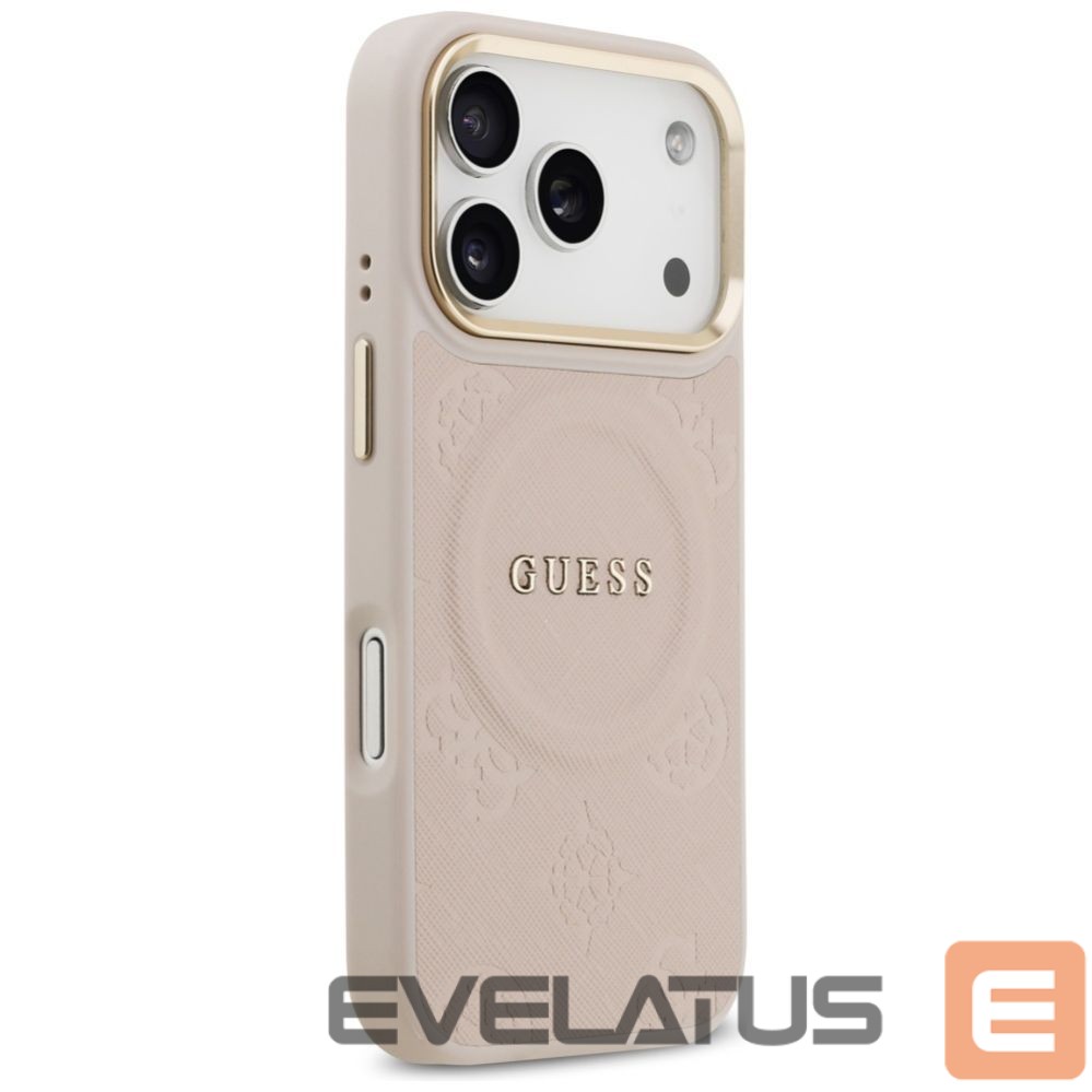 Muud kaubad Guess Guess Peony Hot Stamp MagSafe Case for iPhone 17 Pro - Pink