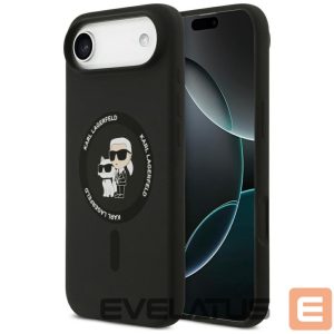 Muud kaubad Karl Lagerfeld  Karl Lagerfeld Silicone Karl&Choupette Ring MagSafe Case for iPhone 17 Air - Black 