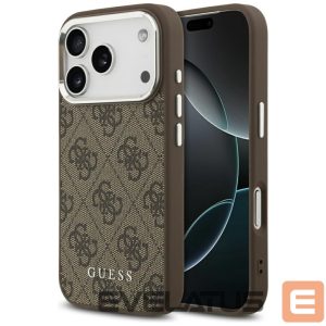 Muud kaubad Guess  Guess 4G Classic Logo MagSafe case for iPhone 17 Pro - brown 