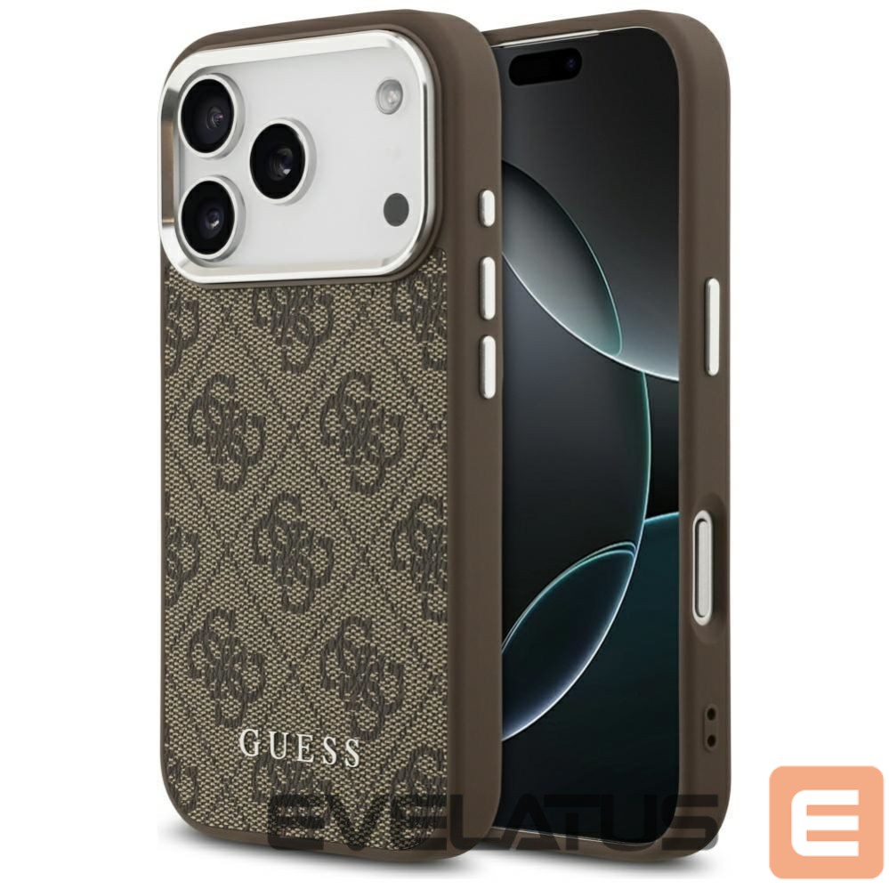 Muud kaubad Guess Guess 4G Classic Logo MagSafe case for iPhone 17 Pro - brown