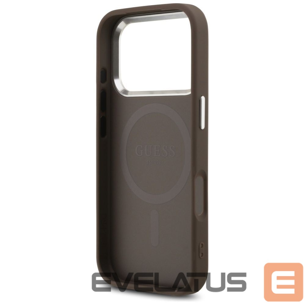 Muud kaubad Guess Guess 4G Classic Logo MagSafe case for iPhone 17 Pro - brown