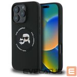 Muud kaubad Karl Lagerfeld  Karl Lagerfeld KLHMP16XSKCHTCK iPhone 16 Pro Max 6.9" black/black hardcase Silicone Karl&Choupette Heads MagSafe 