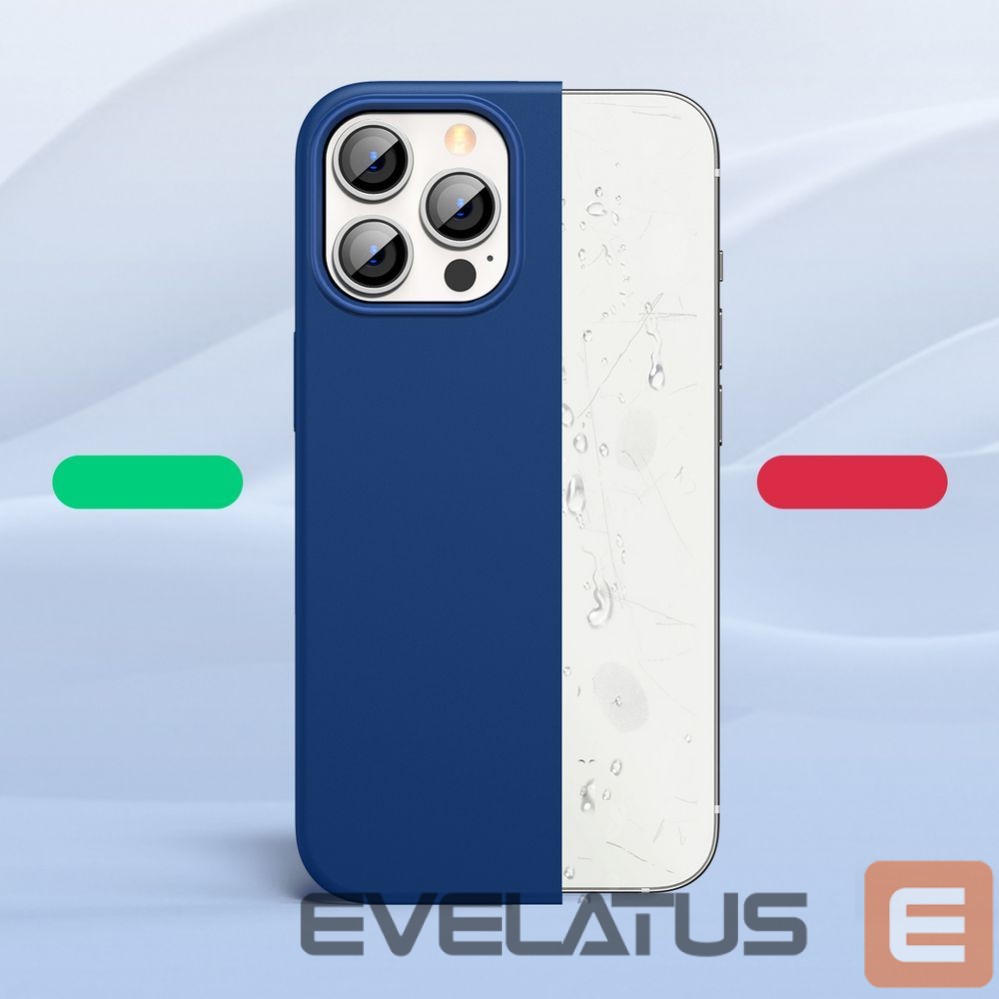 Tagakaaned Ugreen Ugreen Protective Silicone Case rubber flexible silicone case cover for iPhone 13 Pro blue