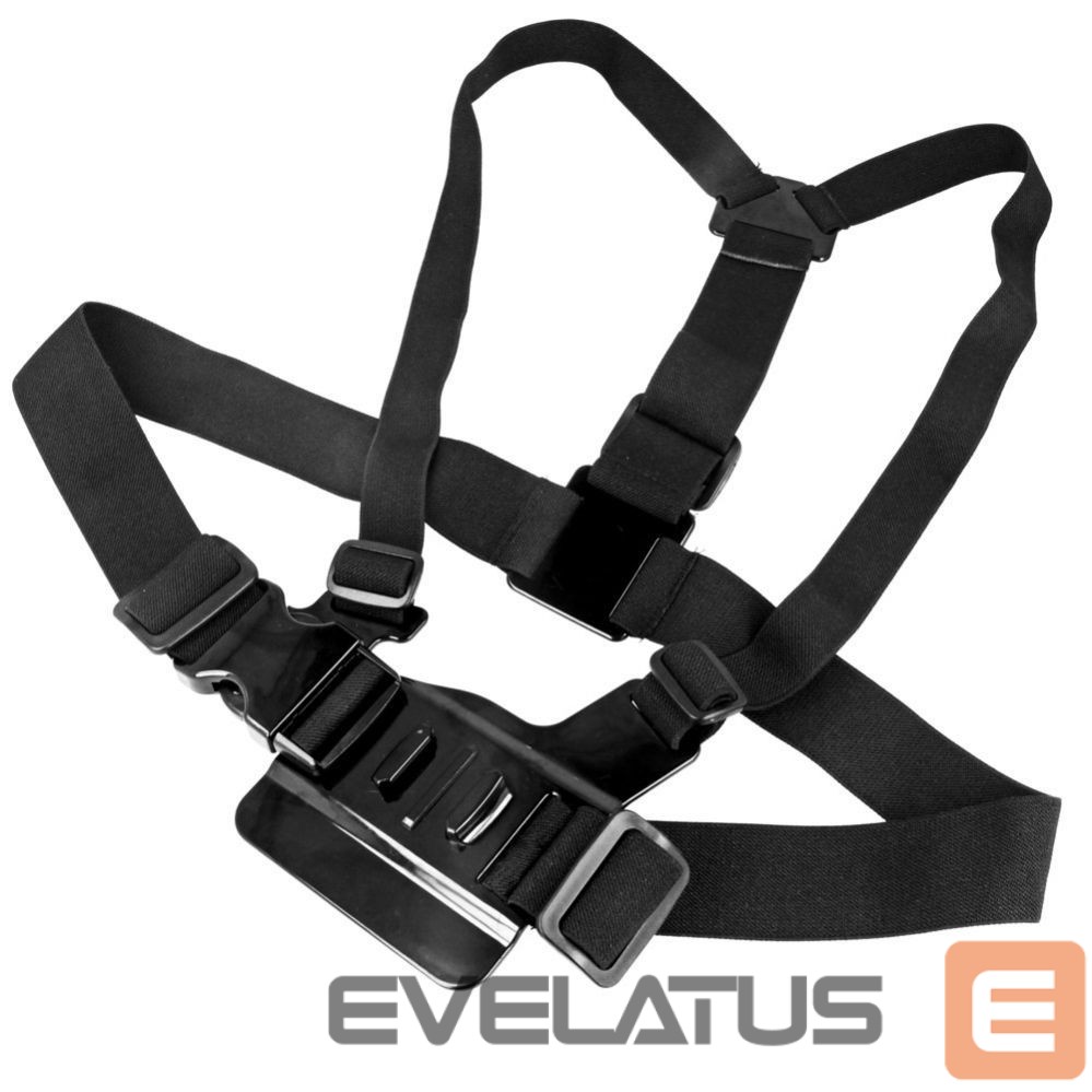 Muu telefoni lisavarustus Hurtel GoPro Chest Strap set of accessories 5in1 for GoPro, DJI, Insta360, SJCam, Eken sports cameras (GoPro 5 in 1 chest strap)