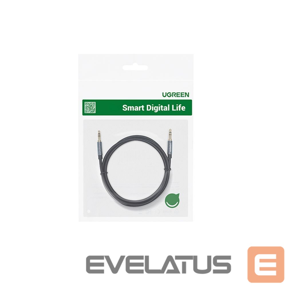 Kaabel Ugreen Ugreen angled AUX cable 2 x mini jack 3.5 mm 1.5m blue (AV112)