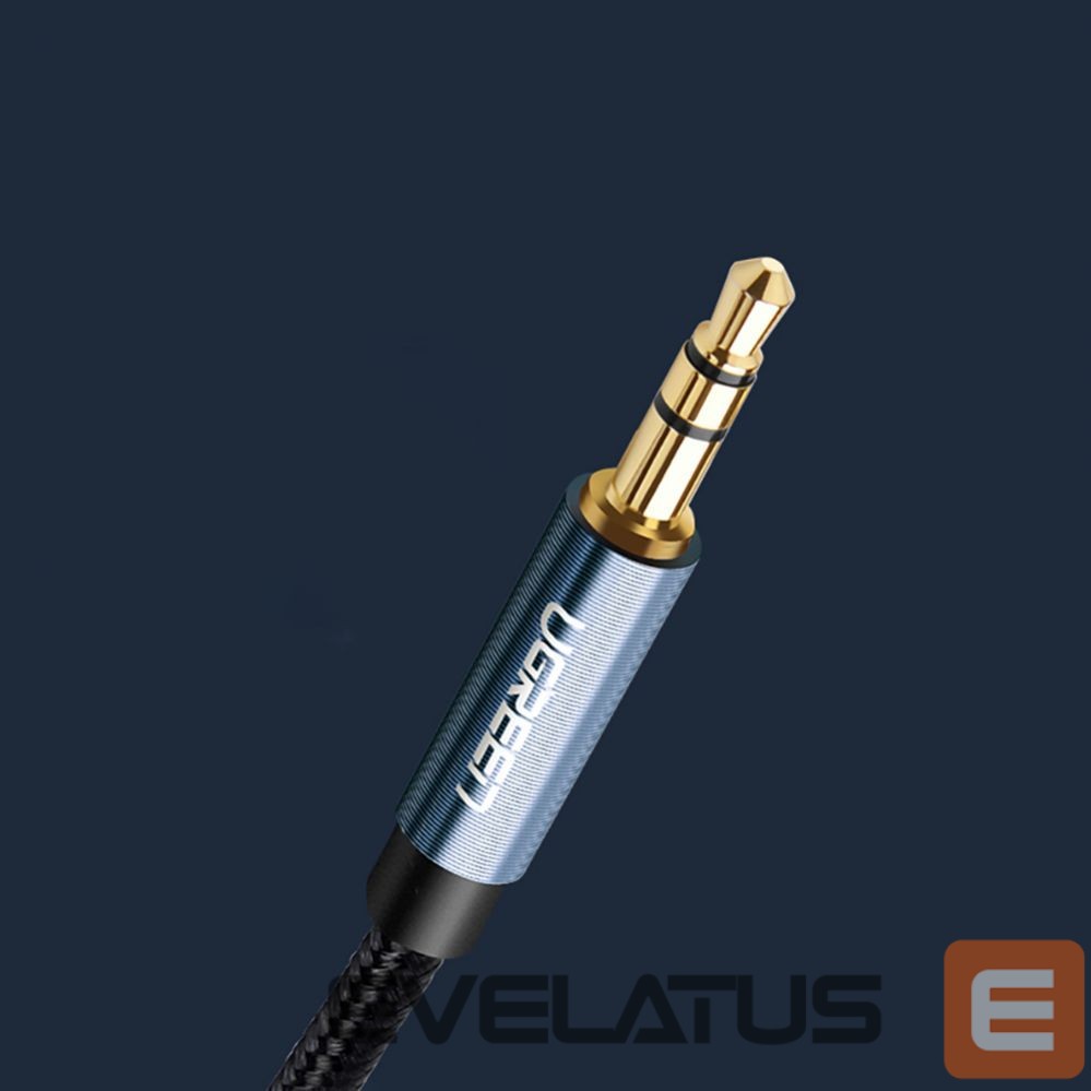 Kaabel Ugreen Ugreen angled AUX cable 2 x mini jack 3.5 mm 1.5m blue (AV112)