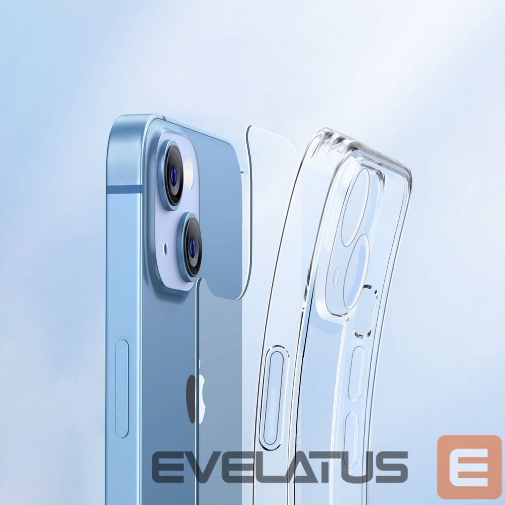 Tagakaaned Ugreen Ugreen Classy Clear Enhanced Protective Protective Case for iPhone 14 Plus Transparent (LP618) with Gel Frame Classy Clear Enhanced Protective Case
