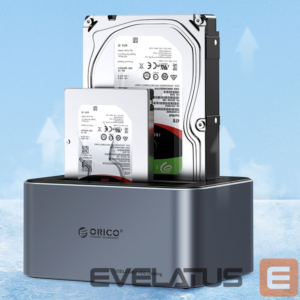 Muu arvutitarvik Orico Orico 6656C3-C 5-Bay Docking Station with Offline Clone Function 2.5"/3.5" SATA HDD/SSD - Gray