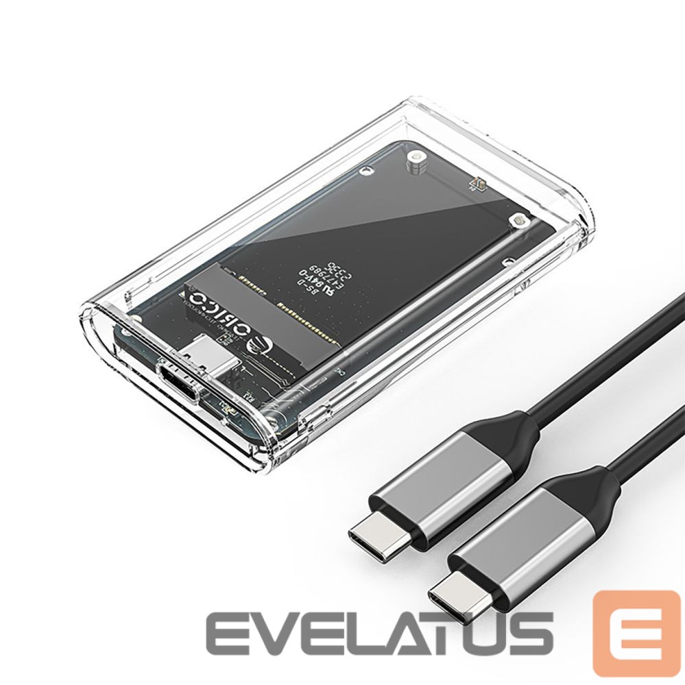 Muu arvutitarvik Orico Orico TC10-MS MSATA USB-C 3.2 5Gb/s Disk Cartridge - Transparent