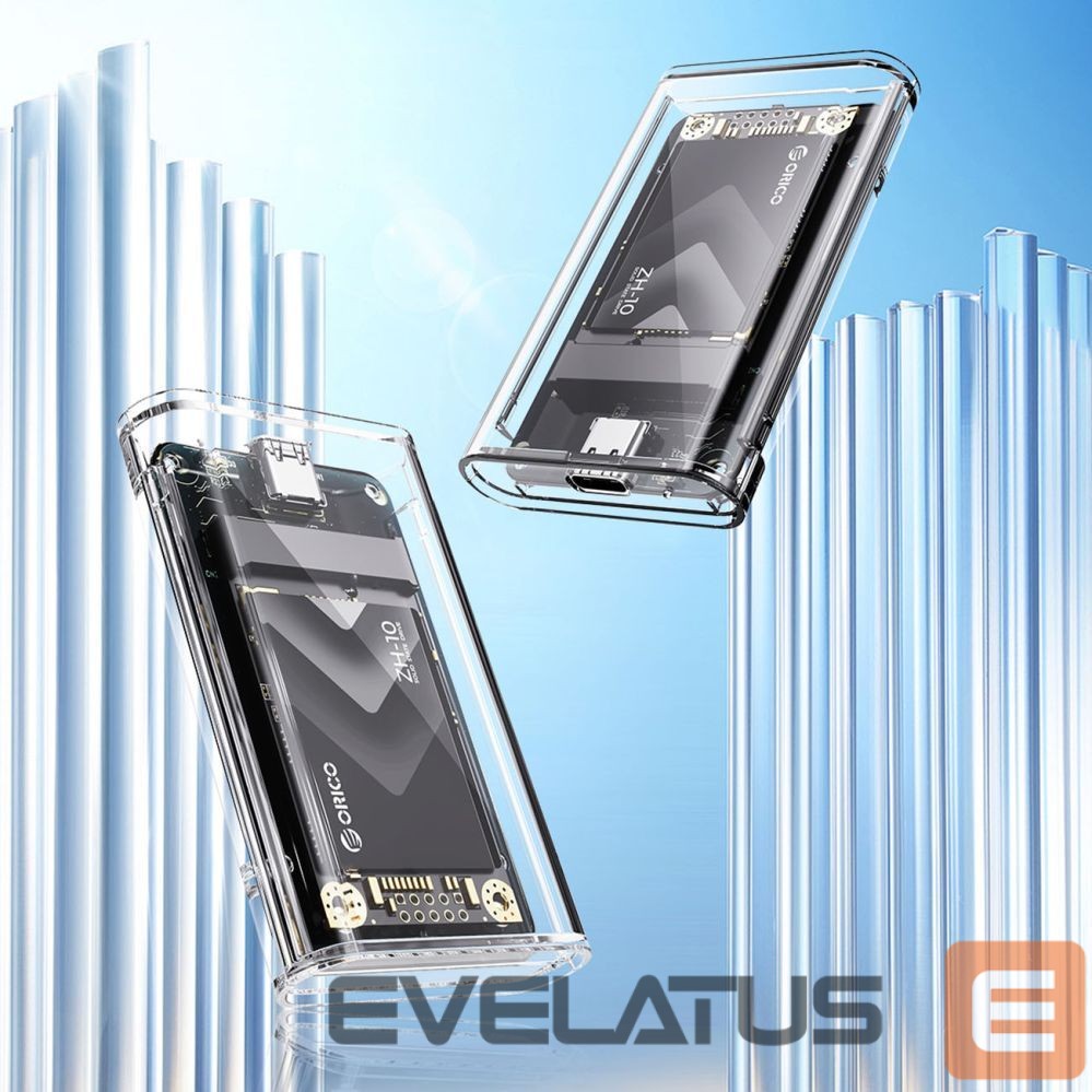 Muu arvutitarvik Orico Orico TC10-MS MSATA USB-C 3.2 5Gb/s Disk Cartridge - Transparent