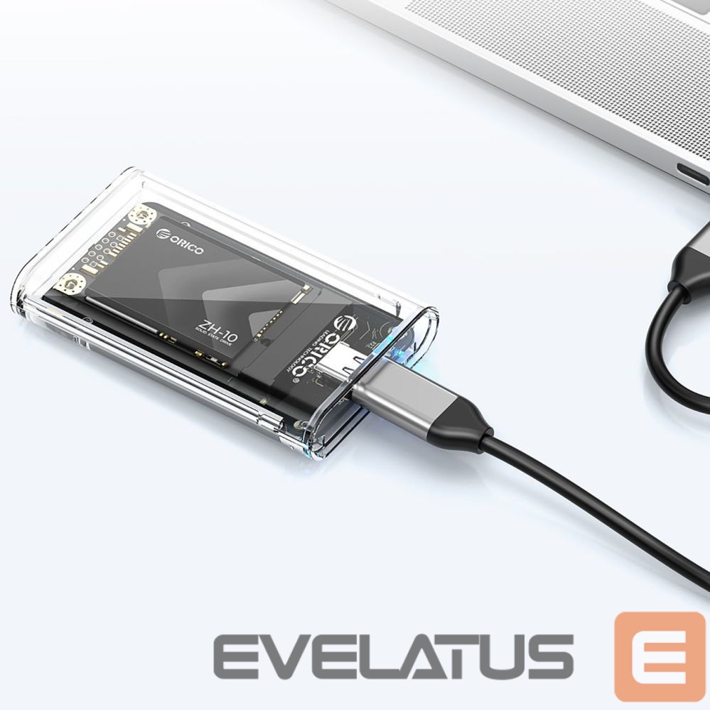 Muu arvutitarvik Orico Orico TC10-MS MSATA USB-C 3.2 5Gb/s Disk Cartridge - Transparent
