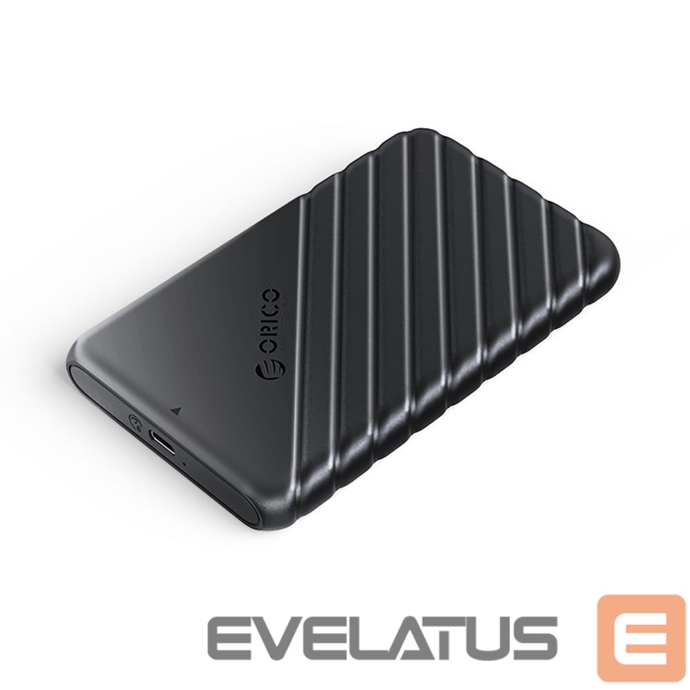 Muu arvutitarvik Orico Orico 25PW1C-C3 2.5" HDD/SSD USB-C 3.1 6Gb/s Disk Drive - Black