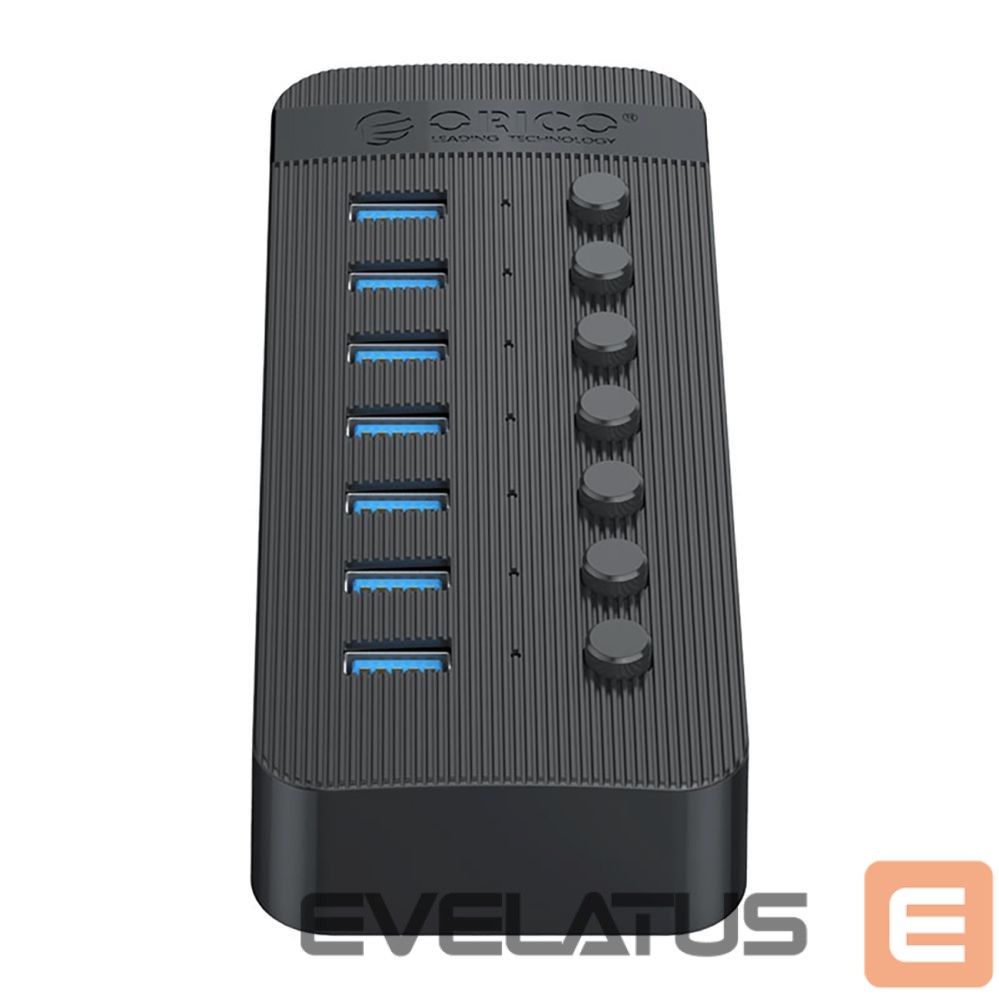 Üleminek Orico Black \ 7 ports