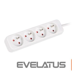 Kaitselüliti Lanberg  Cable Power Strip 4X French Outlets Quality-Grade Copper, 1.5 m | PS0-04E-0150-W 