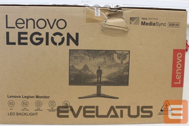 Monitorid Lenovo SALE OUT. Legion R24s | 24 " | IPS | 16:9 | 144 Hz | 1 ms | 1920 x 1080 pixels | 250 cd/m² | HDMI ports quantity 1 | Raven Black | Warranty 34 month(s) | DAMAGED PACKAGING