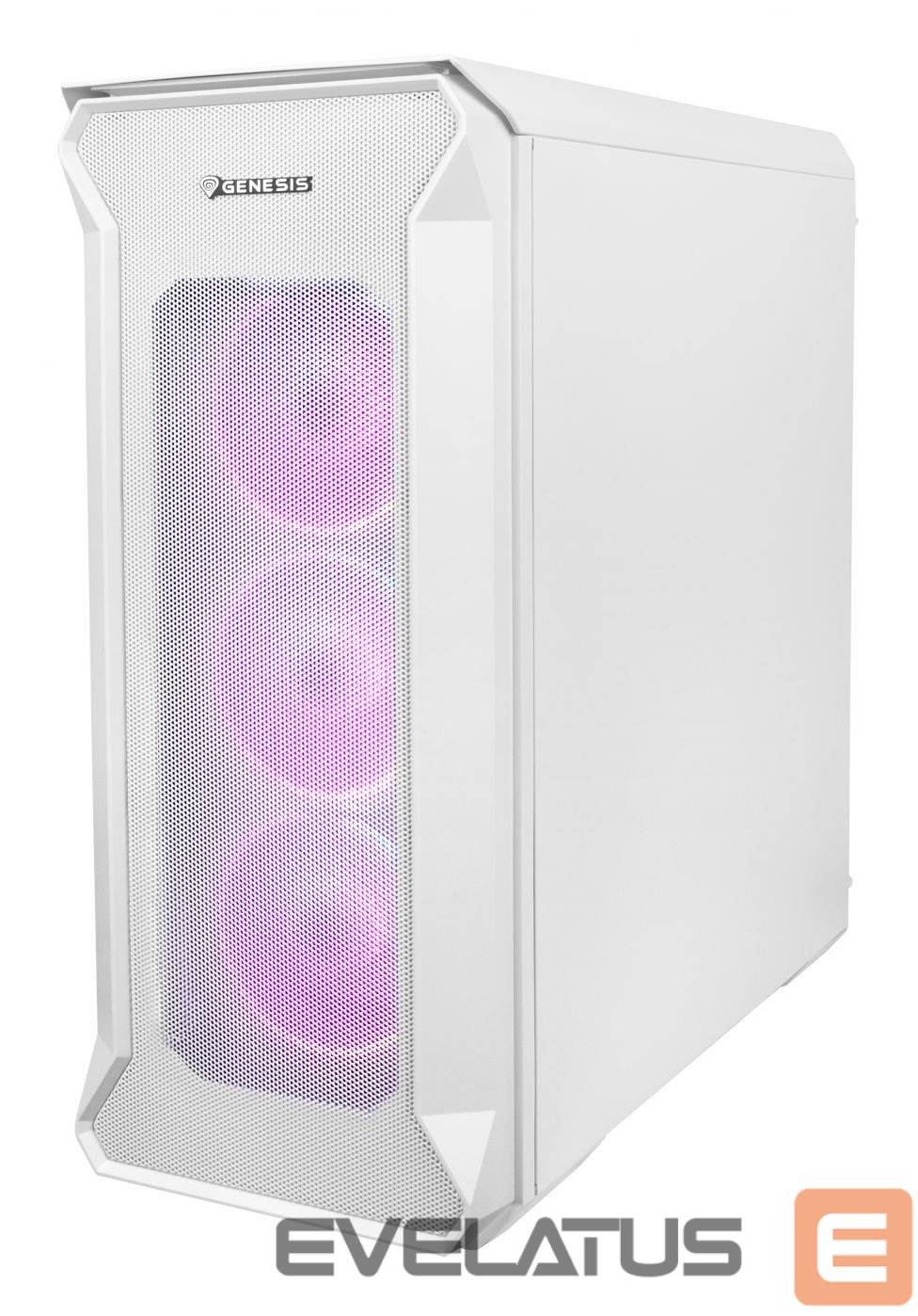 Arvuti komponendid Natec NATEC GENESIS PC case Irid 505 ARGB Wh