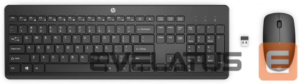 Arvutitarvikud HP HP 235 Wireless Mouse and Keyboard Combo