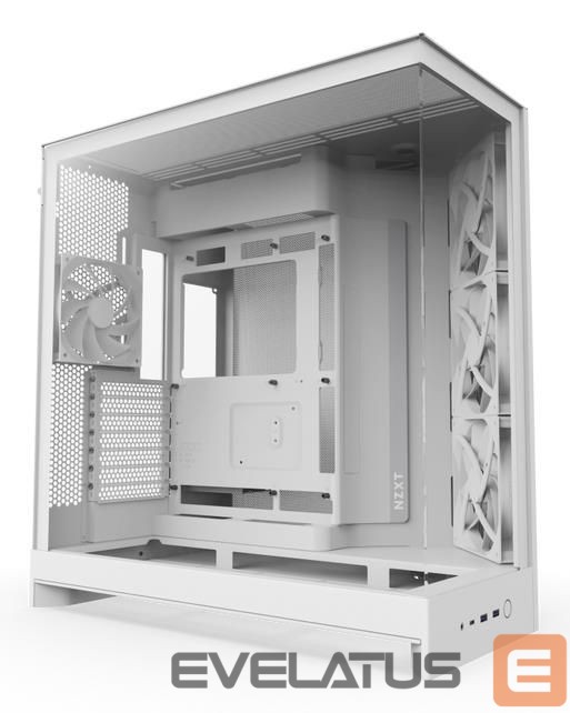 Arvuti korpus NZXT Case||ATX/micro ATX/Mini-ITX/EATX|White|Midi Tower|PC|CM-H92FW-01