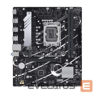 Intel protsessori emaplaat Asus  Mainboard||Intel B760 Express|LGA1700|Micro-ATX|Memory DDR4|Memory slots 2|2xPCI-Express 4.0 1x|1xPCI-Express 4.0 16x|2xM.2|1x15pin D-sub|1xHDMI|4xUSB 2.0|4xUSB 3.2|1xOptical S/PDIF|3xAudio port|PRIMEB760M-RD4 