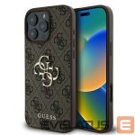 Muu telefoni lisavarustus Guess  Guess 4G Big Logo iPhone 16 Pro Max Case - Brown 