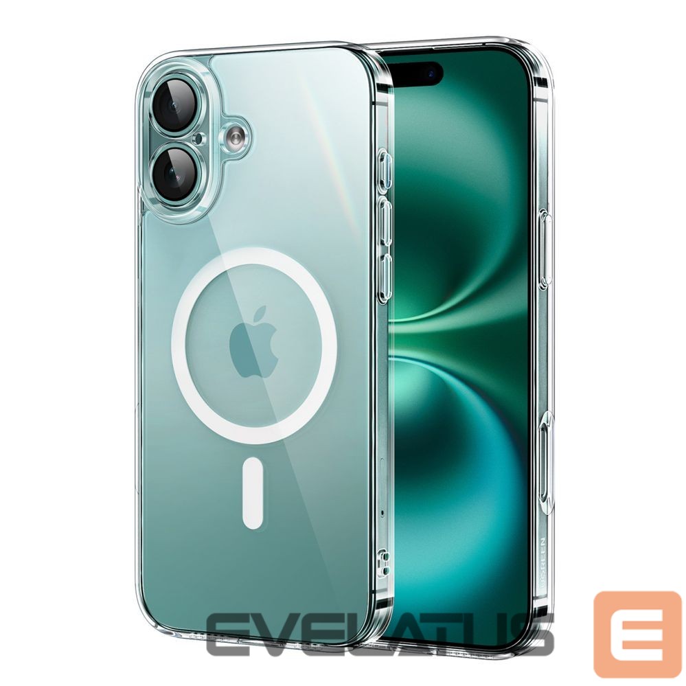 Tagakaaned Ugreen Ugreen Classy Clear Magnetic Case for iPhone 16 Plus - Transparent