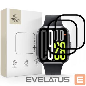 Muud kaubad Tech-Protect  Tech-Protect Glass Flex+ Hybrid Glass 2-pack for Xiaomi Redmi Watch 5 - Black 
