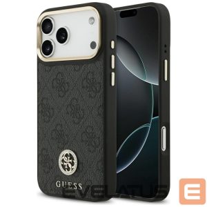 Muud kaubad Guess  Guess 4G Strass Logo MagSafe Case for iPhone 17 Pro Max - Black 