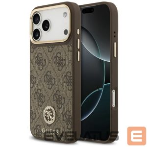 Muud kaubad Guess  Guess 4G Strass Logo MagSafe Case for iPhone 17 Pro Max - Brown 