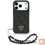Muud kaubad Guess  Guess 4G Strap Triangle Logo MagSafe case for iPhone 17 Pro - black 