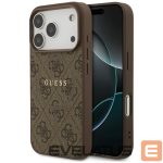 Muud kaubad Guess  Guess 4G Ring Classic Logo MagSafe Case for iPhone 17 Pro - Brown 