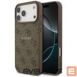 Muud kaubad Guess  Guess 4G Ring Classic Logo MagSafe Case for iPhone 17 Pro Max - Brown 