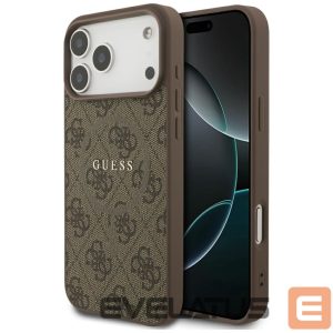 Muud kaubad Guess  Guess 4G Ring Classic Logo MagSafe Case for iPhone 17 Pro Max - Brown 