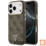 Muud kaubad Guess  Guess 4G Triangle Logo MagSafe case for iPhone 17 Pro - brown 