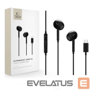 Muud kaubad Tech-Protect  Tech-Protect Ultraboost Core G2 USB-C Headphones - Black 