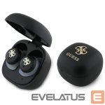 Adaptrid Guess  Guess Bluetooth headphones GUTWSJ144ESK TWS + docking station black/black Iridescent 4G Printed Logo 