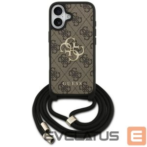 Muud kaubad Guess  Guess 4G Big Logo Cord Stap Crossbody Case for iPhone 17 - Brown 
