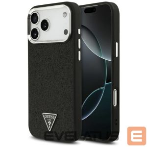 Muud kaubad Guess  Guess Glitter Triangle Logo MagSafe Case for iPhone 17 Pro Max - Black 