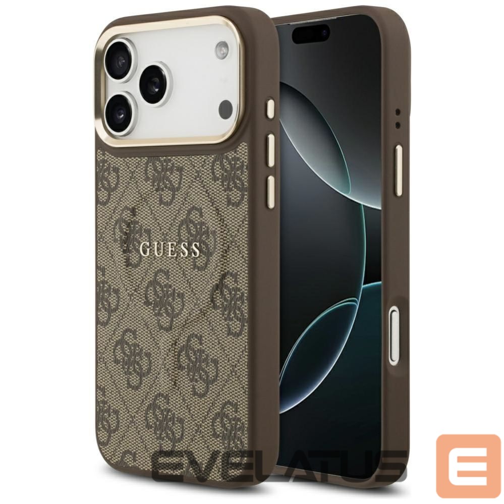 Muud kaubad Guess Guess 4G PU Classic Logo MagSafe Case for iPhone 17 Pro Max - Brown
