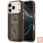Muud kaubad Guess  Guess 4G Stripe MagSafe case for iPhone 17 Pro - brown 