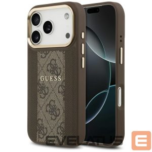 Muud kaubad Guess  Guess 4G Stripe MagSafe case for iPhone 17 Pro - brown 