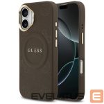 Muud kaubad Guess  Guess Peony Hot Stamp MagSafe Case for iPhone 17 - Brown 