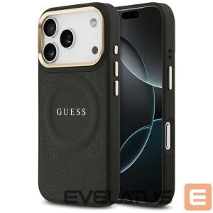 Muud kaubad Guess  Guess Peony Hot Stamp MagSafe Case for iPhone 17 Pro - Black 
