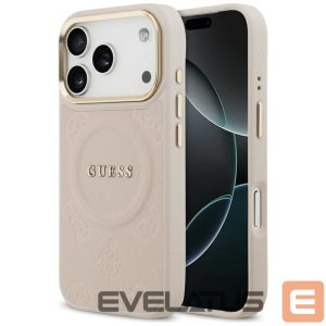 Muud kaubad Guess  Guess Peony Hot Stamp MagSafe Case for iPhone 17 Pro - Pink 
