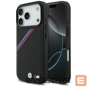 Muud kaubad BMW  BMW M Tricolor Metal Logo MagSafe Case for iPhone 17 Pro - Black 