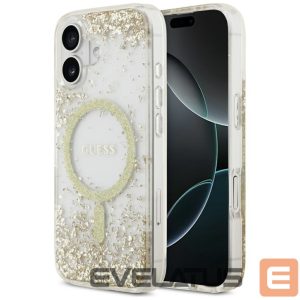 Muud kaubad Guess  Guess Resin Bottom Glitter MagSafe case for iPhone 17 - gold 
