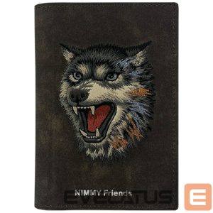 Muud kaubad Nimmy  Nimmy Raptor Wolf Passport/Wallet Case - Brown 